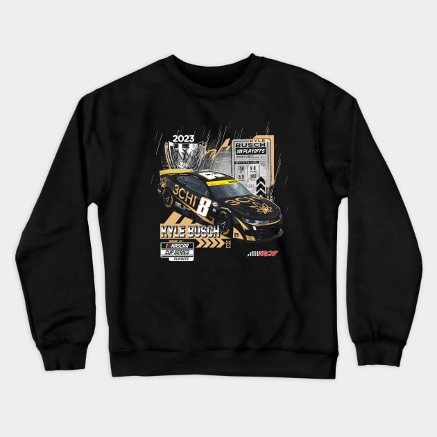 Kyle Busch Series Playoffs Crewneck Sweatshirt by art.Hamdan